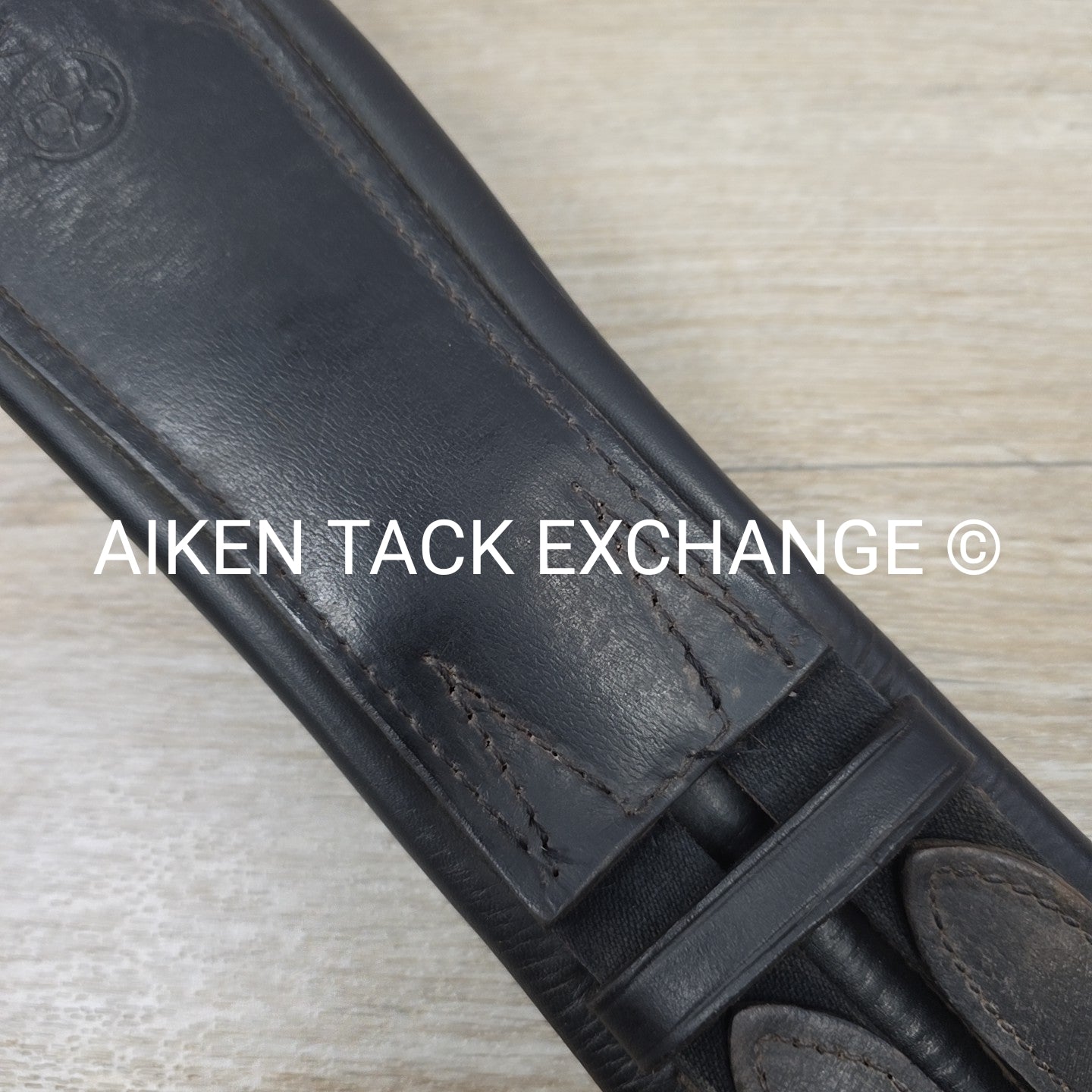 Trilogy Padded Leather Contour Girth, Black, 24"