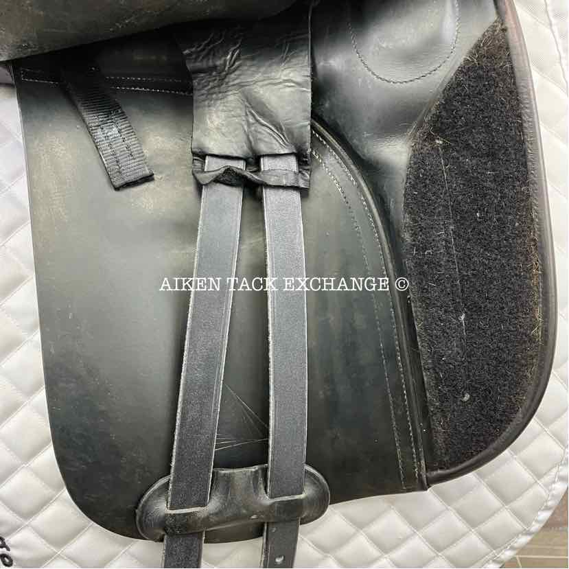 2011 Frank Baines Balance Zenith Dressage Saddle, 18" Seat, XX-Wide Hoop Tree, Wool Flocked Panels
