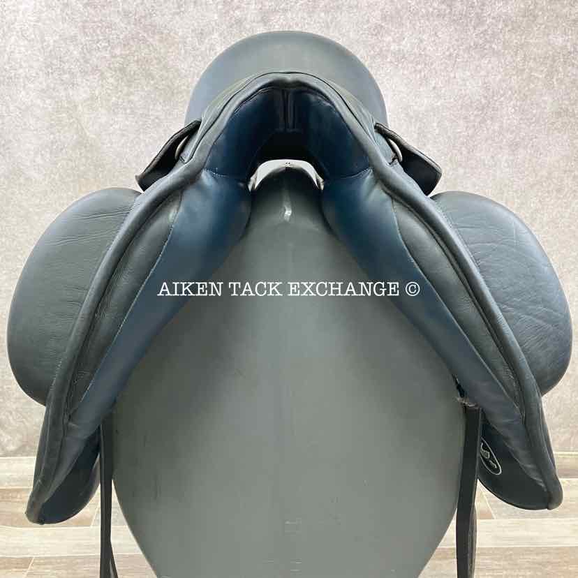 2018 Custom Saddlery Icon Star Monoflap Dressage Saddle, 17.5" Seat, Adjustable Tree, Wool Flocked Panels