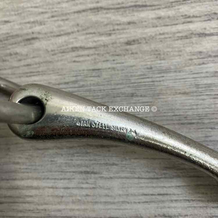 Star Steel Silver Single Joint Loose Ring Bradoon Bit 5.25"