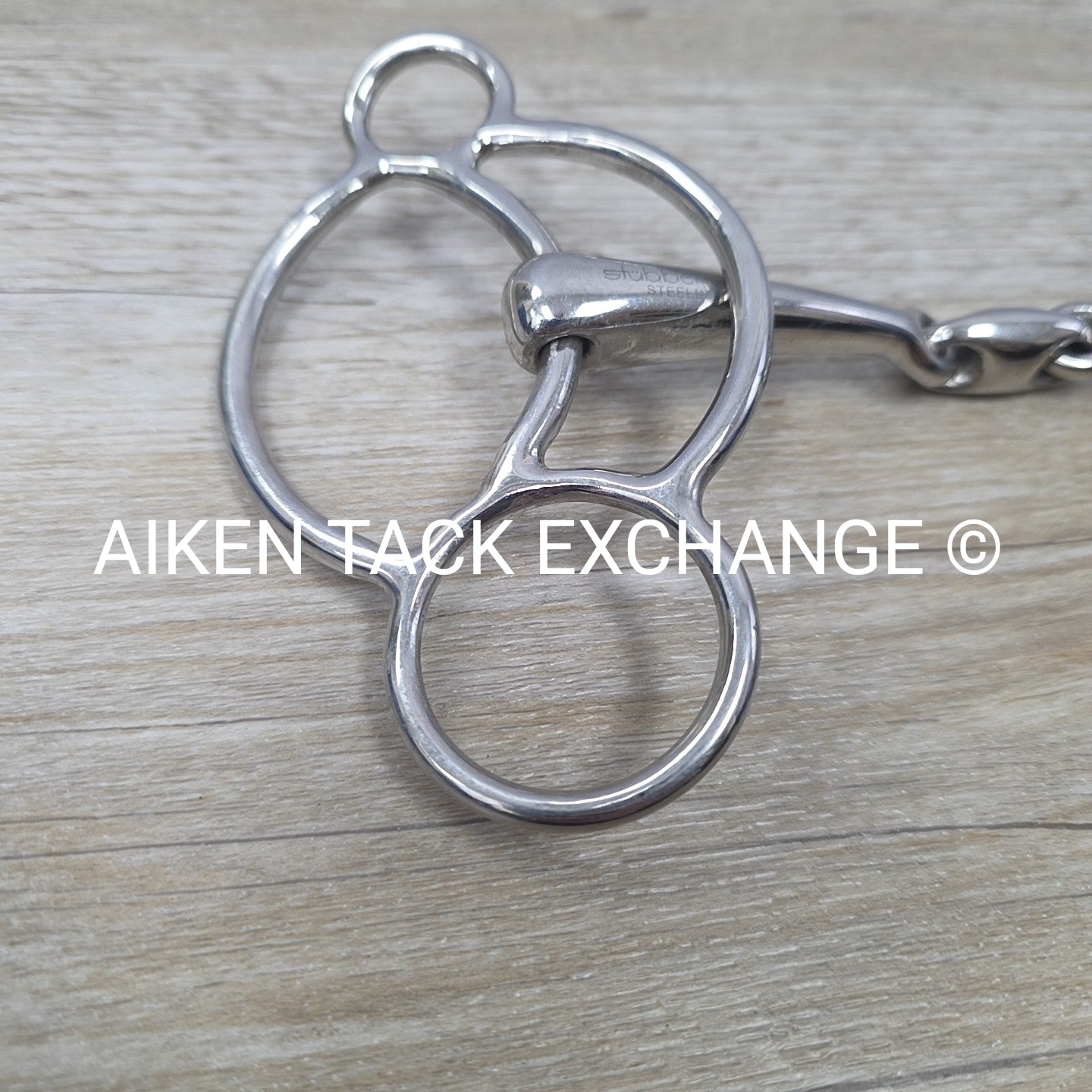 Stubben SteelTec EZ Contol 3 Ring Gag Bit 5.75"