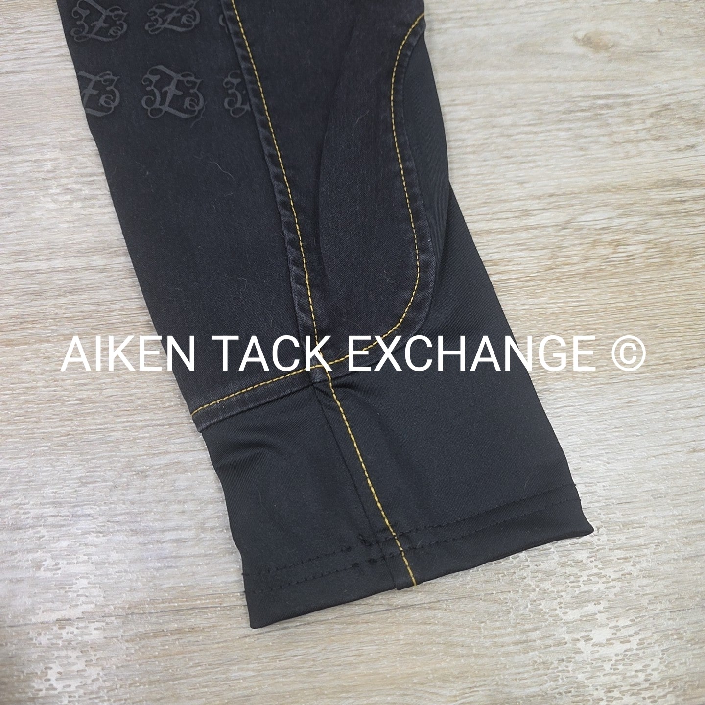 Horze Jessie Denim Silicone Grip Full Seat Breeches, Women's 30
