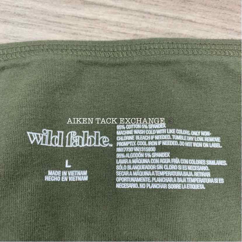 Wild Fable Cotton Soft Leggings, Size Large, Brand New