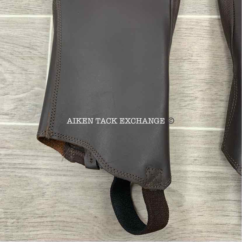 Schockemohle Tonics Sirius Half Chaps, Brown, Size 39 Calf 44 Height