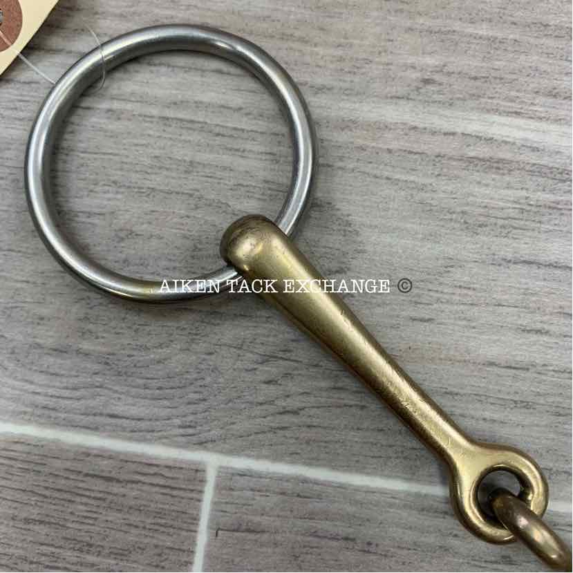 AlBaCon Single Joint Loose Ring Bradoon Bit 5.75"