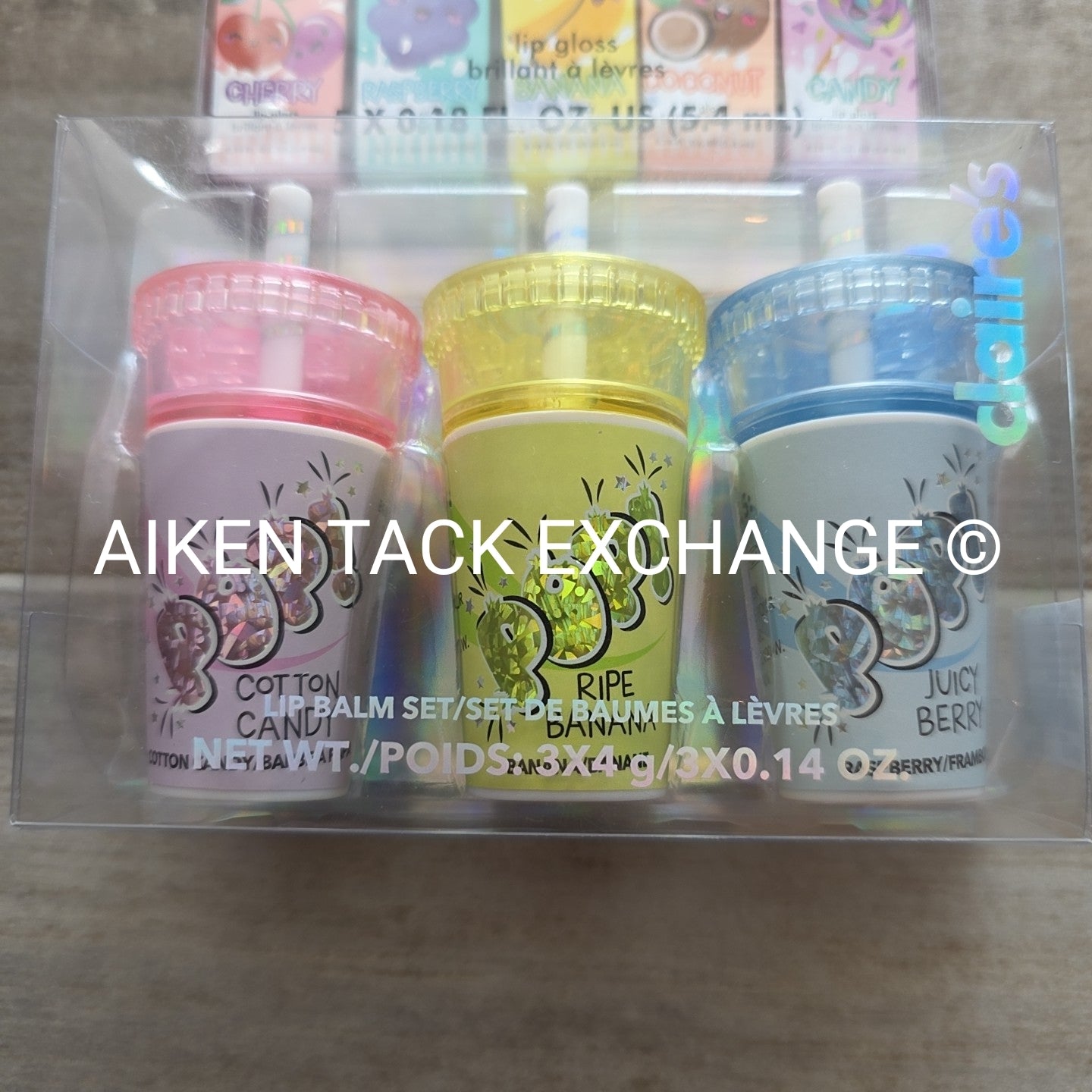 Claire's Lip Balm Sets (2) - 5 Count & 3 Count (8 Total)