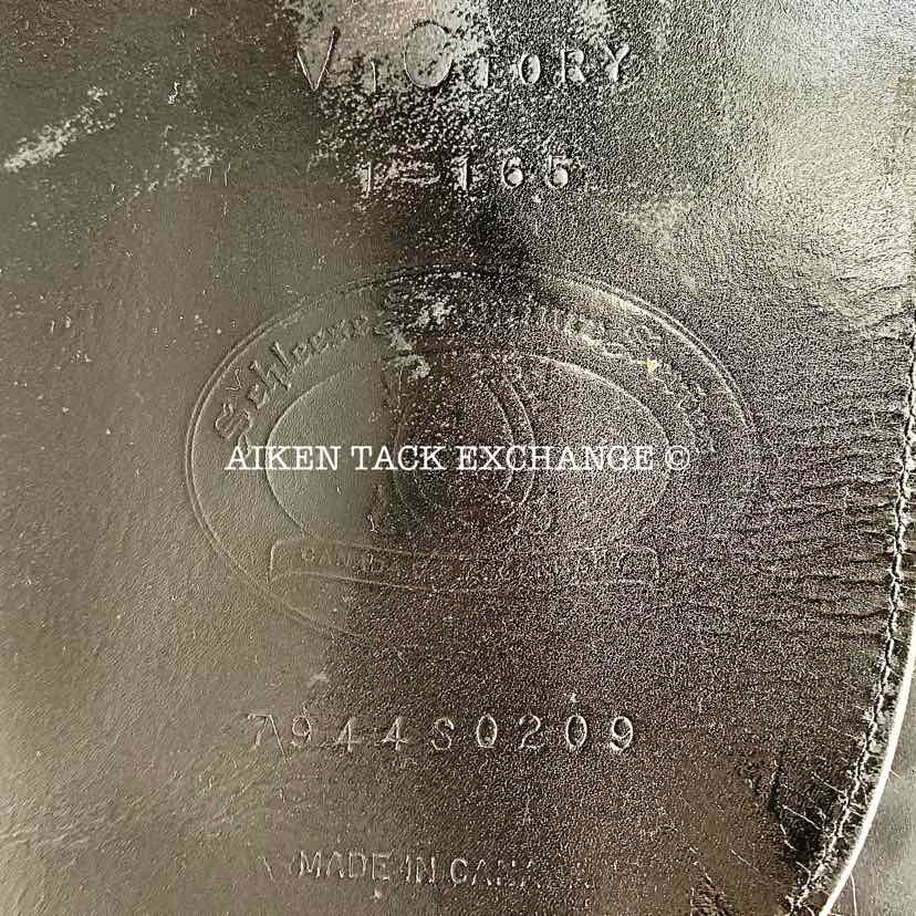 **SOLD** 2009 Schleese Victory Dressage Saddle, 16.5" Seat, Short Flap, Adjustable AdapTree, Wool Flocked Panels