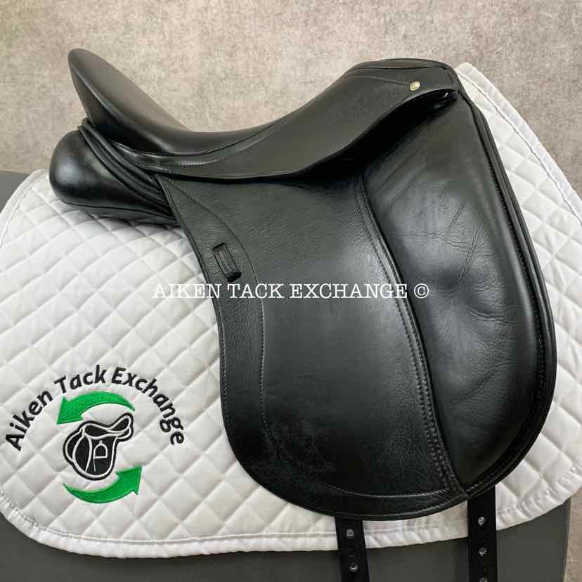 2009 Schleese Victory Dressage Saddle, 16.5" Seat, Short Flap, Adjustable AdapTree, Wool Flocked Panels