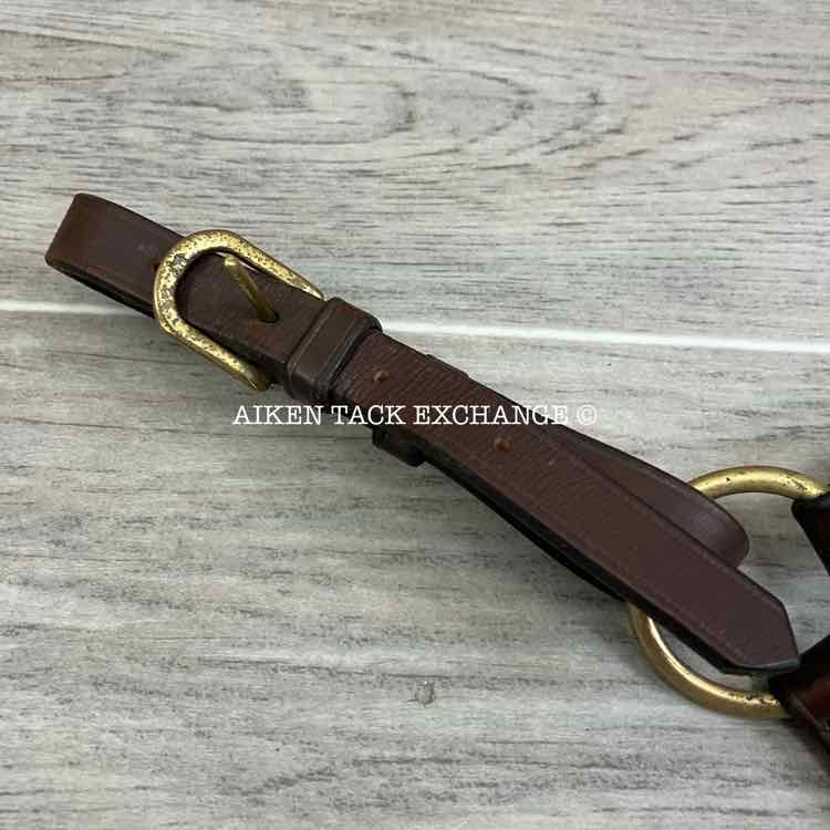 Ovation Elastic Flat Breastplate, Brown, Size Full