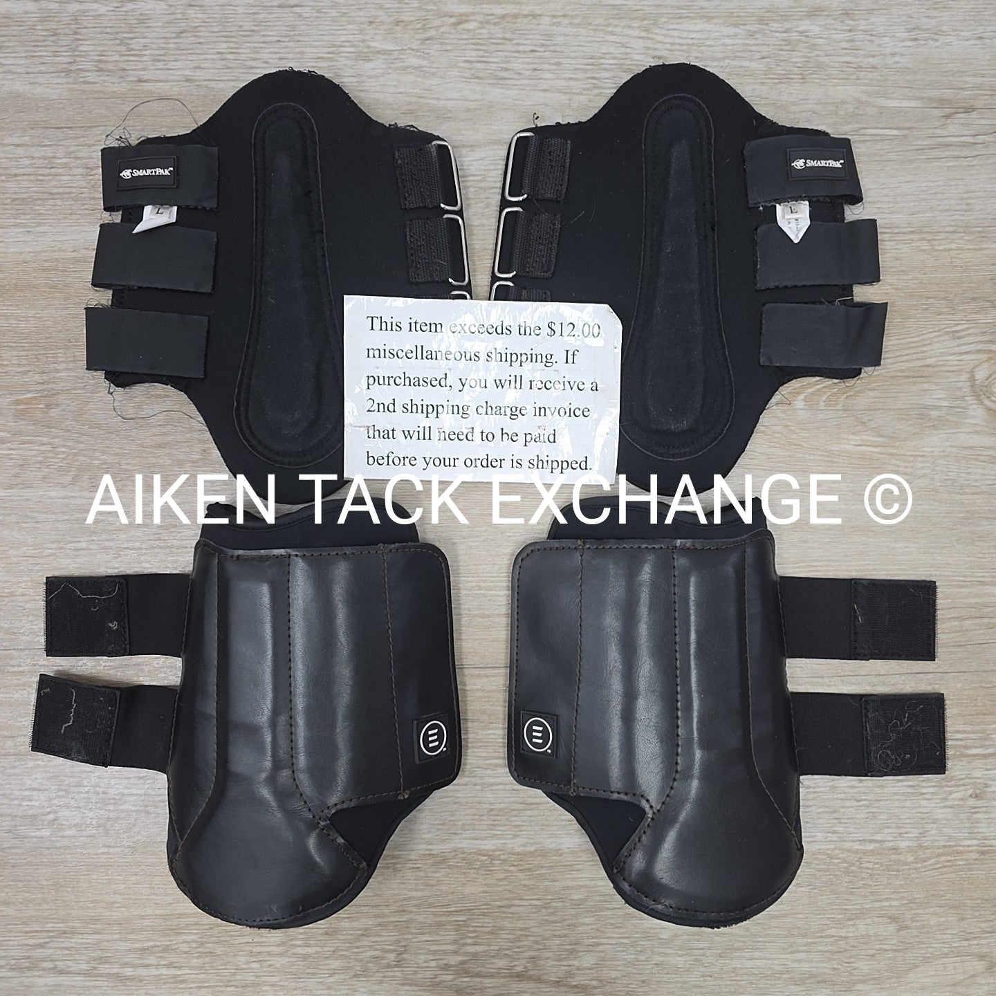 BARGAIN BUNDLE: EquiFit Essential EveryDay Boot, Front, Medium & SmartPak Brushi