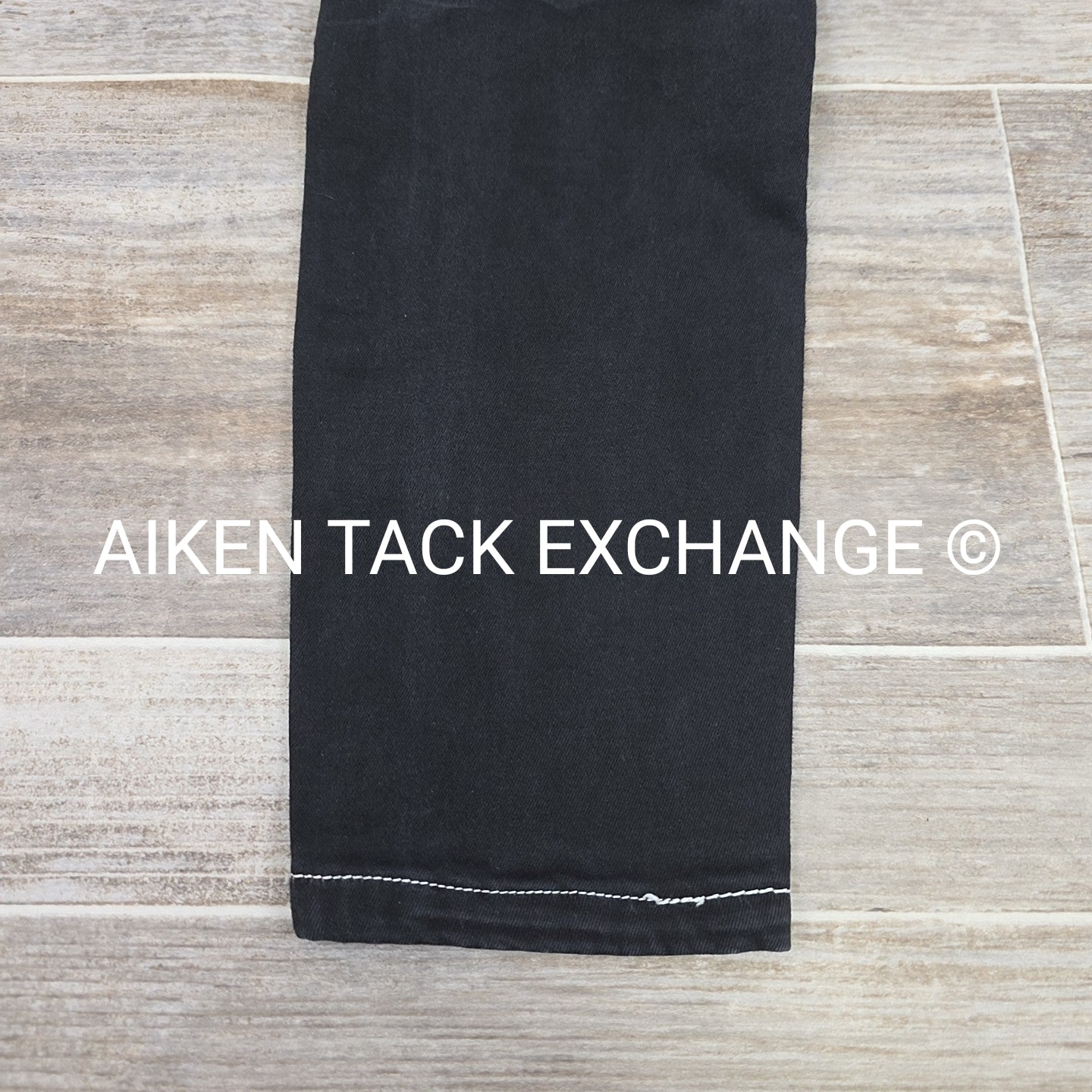 White Stitched Stretchy Jeans, Women's Medium