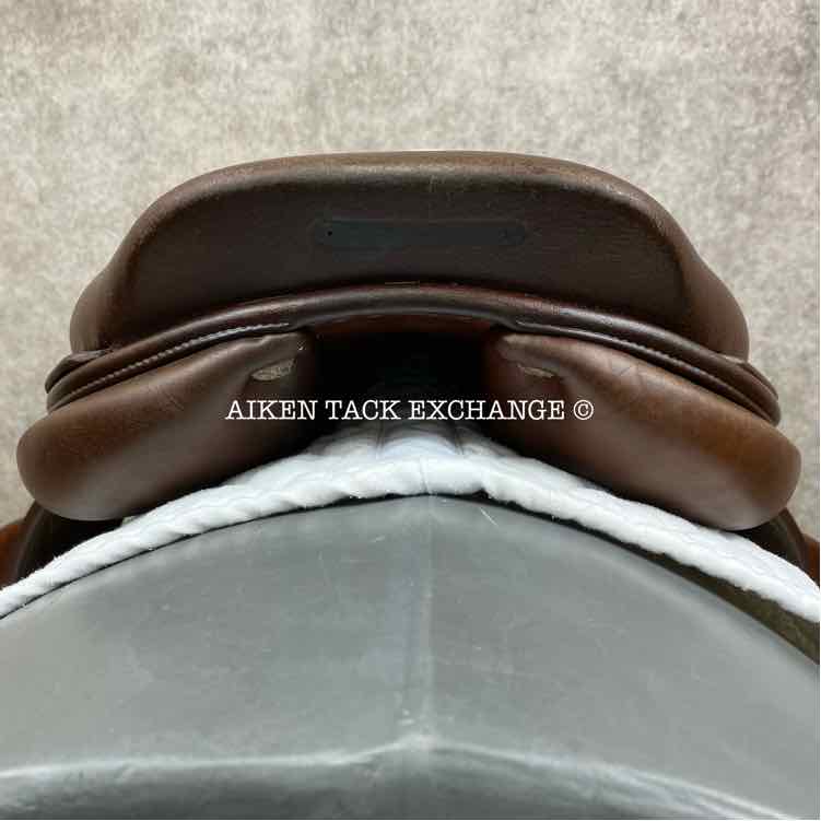 2009 CWD SE04 Monoflap Jump Saddle, 17.5" Seat, 3A Flap, Medium Wide Tree, Foam Panels, Full Buffalo Leather
