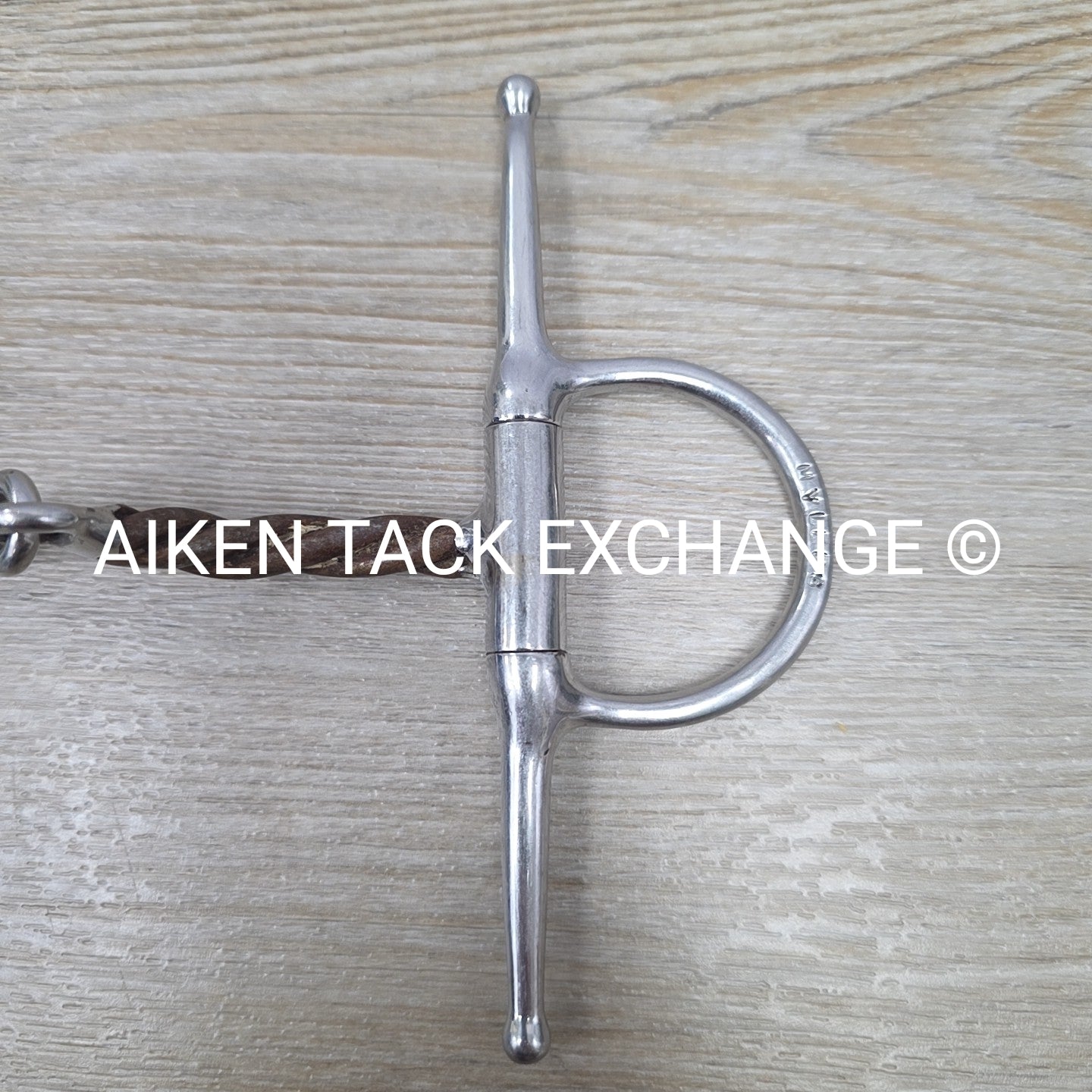 Myler Single Joint Copper Twisted Wire Full Cheek Bit 5"