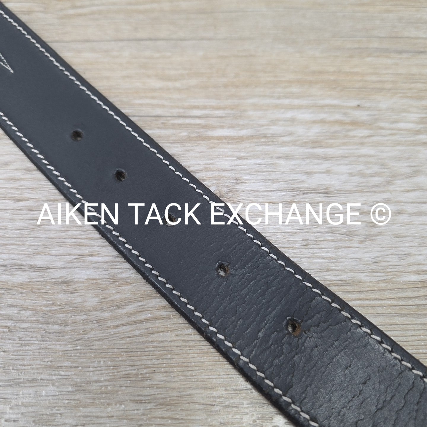 Dover Saddlery Fancy Stitched Belt, Black, 28
