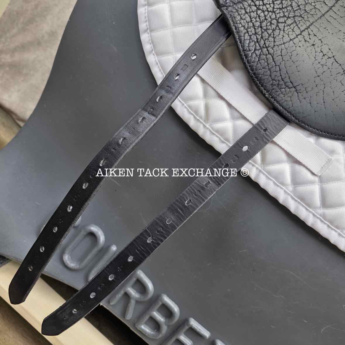 2013 Custom Saddlery Icon Coda Monoflap Dressage Saddle, 18" Seat, Adjustable Tree, Wool Flocked Panels