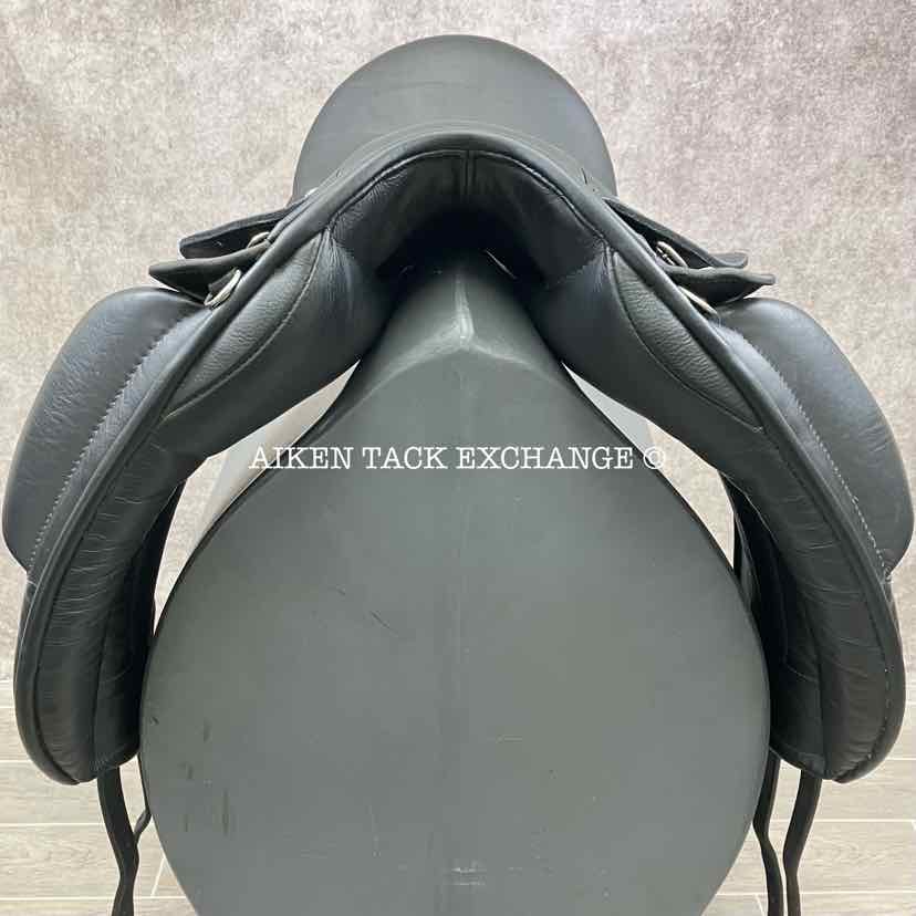 2021 Black Country Vinici Monoflap Dressage Saddle, 17" Seat, Wide Tree, Wool Flocked Panels