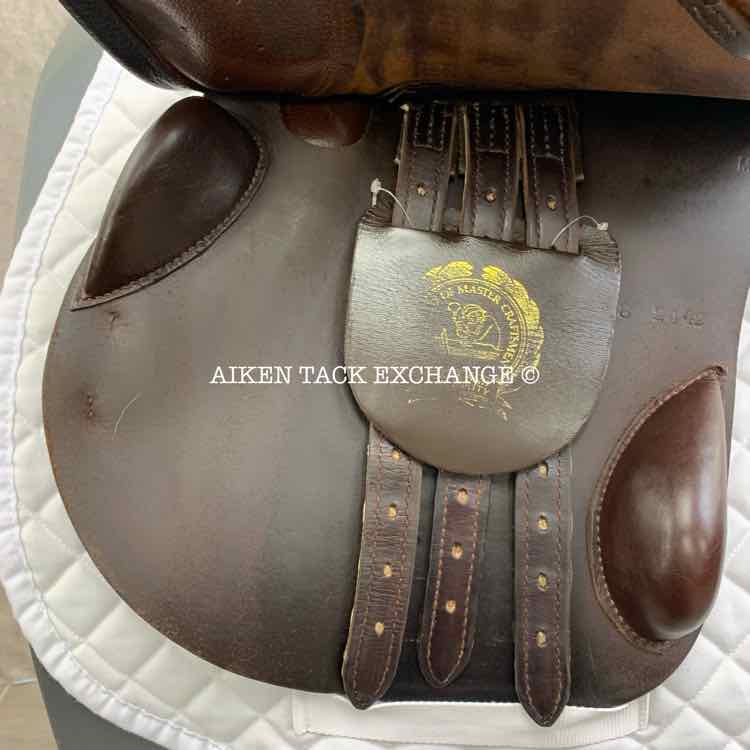 **SOLD** Crosby Miller's EuroPrix Close Contact Jump Saddle, 17.5" Seat, Medium Tree, Foam Panels