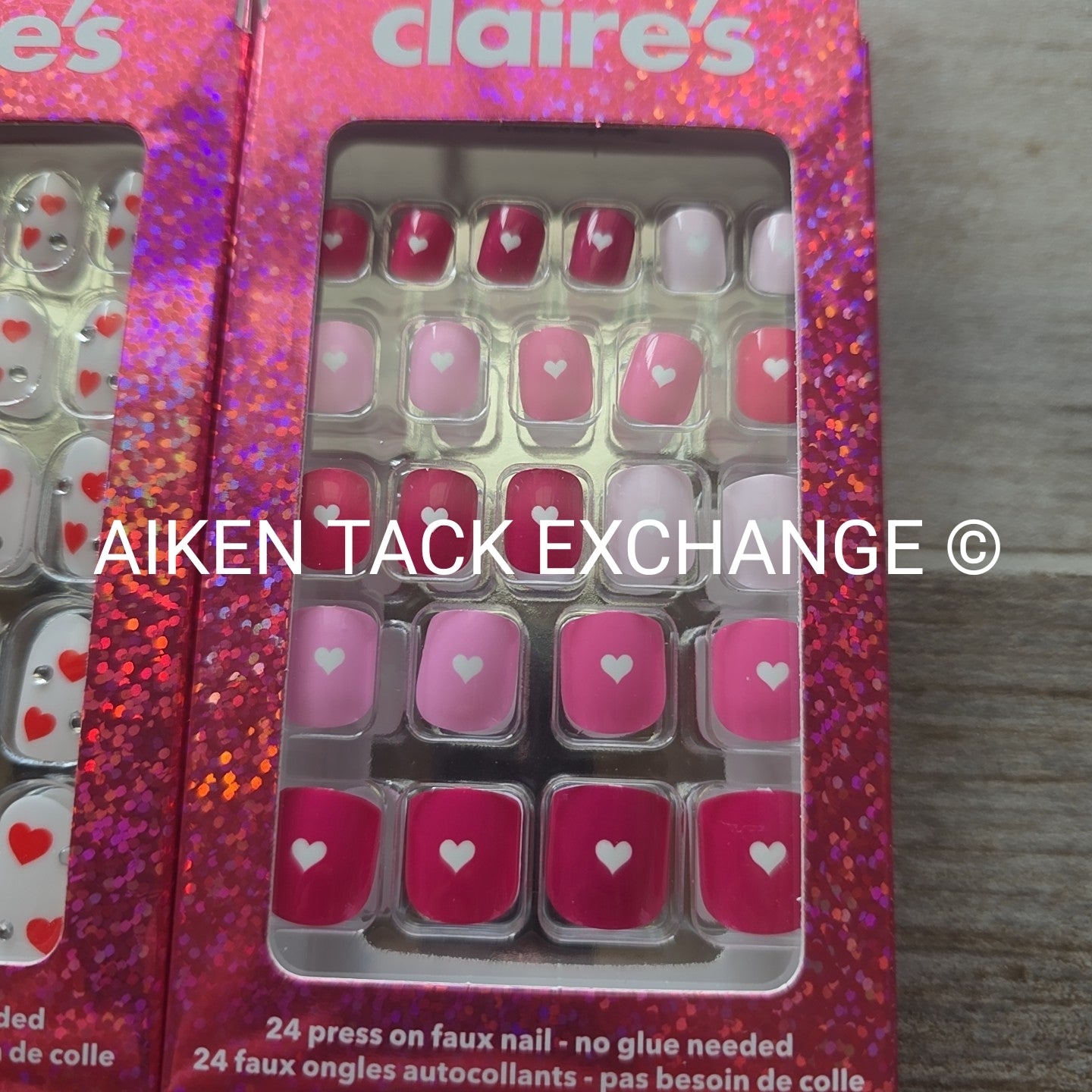 Claire's Press-On Nails (2 Sets) - 24 Count Each (48 Total)