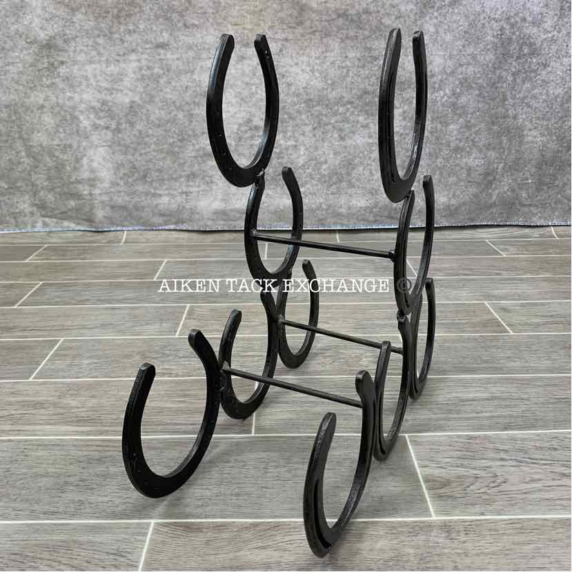 Horseshoe Wine Rack/Decor Piece