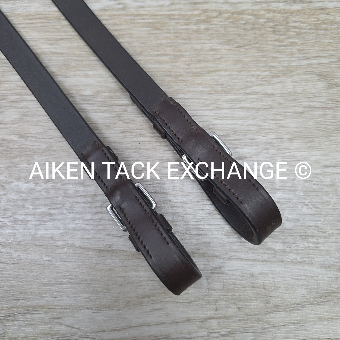 FR Vincitore Equestrian Libre Reins, 50-80 kg Connector Weight, Brown, 53"
