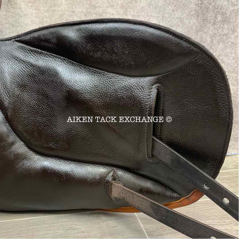 2024 Custom Saddlery Icon Flight Monoflap Dressage Saddle, 17.5" Seat, Adjustable Tree, Wool Flocked Panels