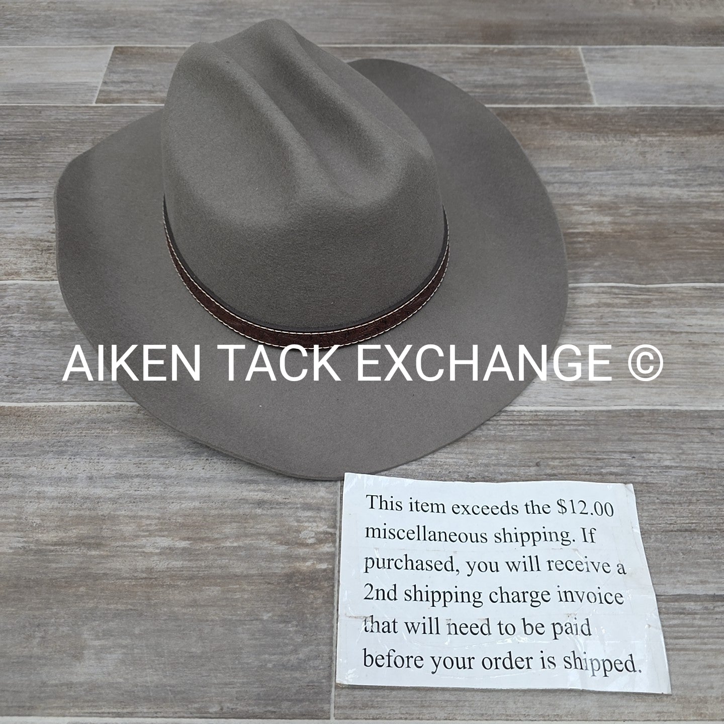 Brixton & Fender Laredo Cowboy Hat, Size XL - 7 3/4 (29cm)