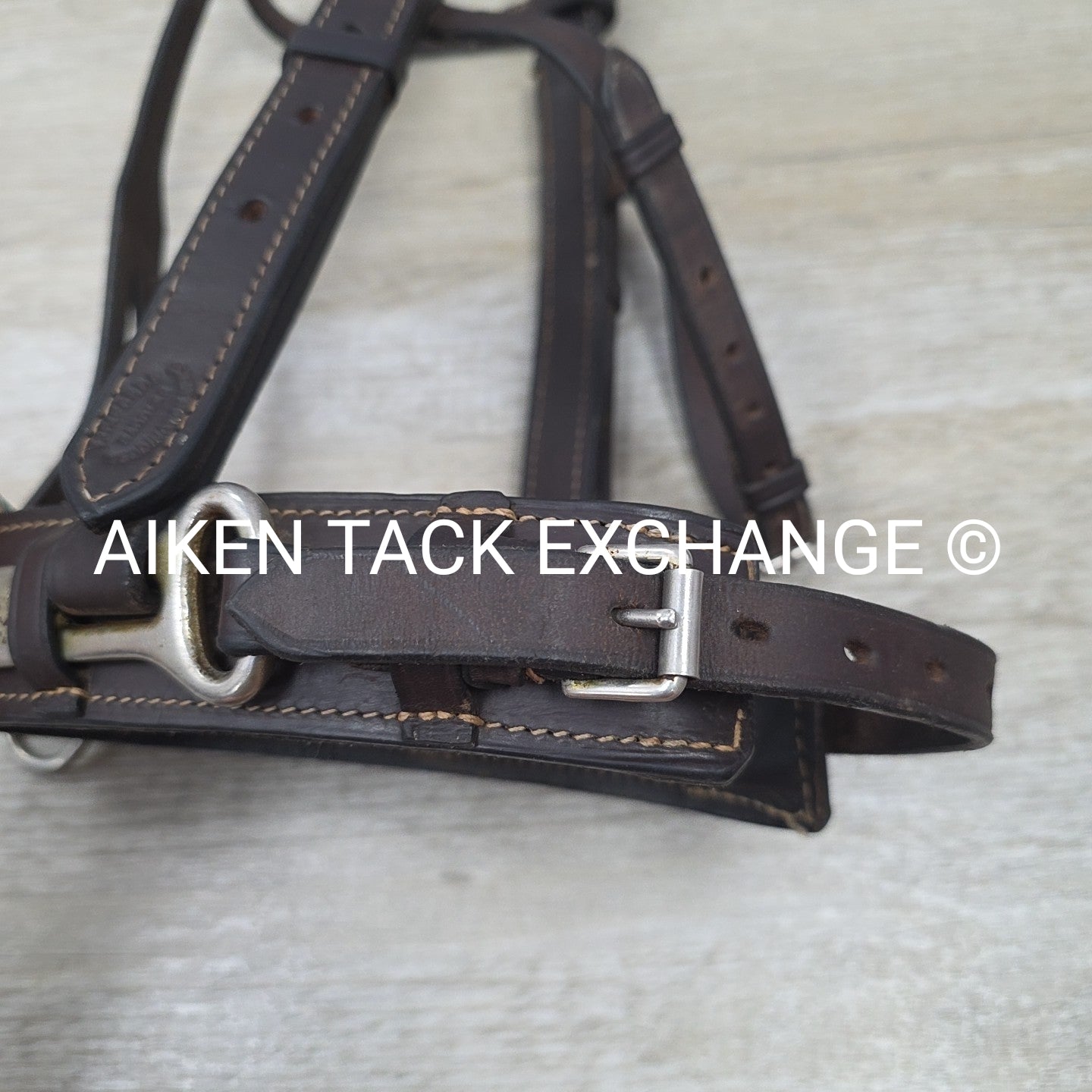 Society of Master Saddlers Lunging Cavesson, Brown, Size Cob