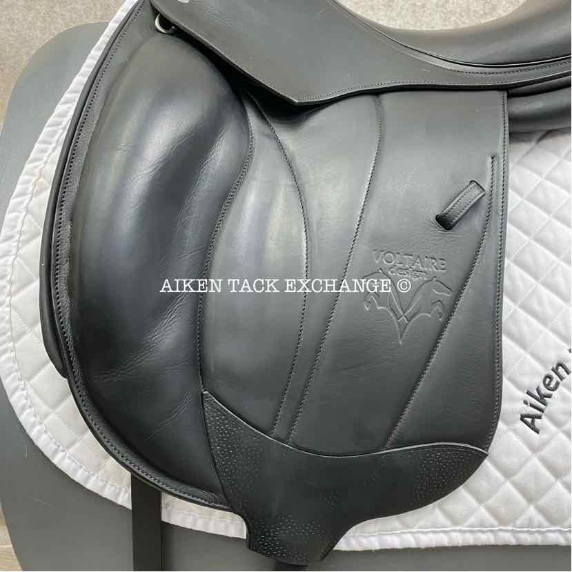2019 Voltaire Adelaide Monoflap Dressage Saddle, 18" Seat, 2A Flap, Medium Wide/Wide Tree, PRO Panels, Full Buffalo Leather