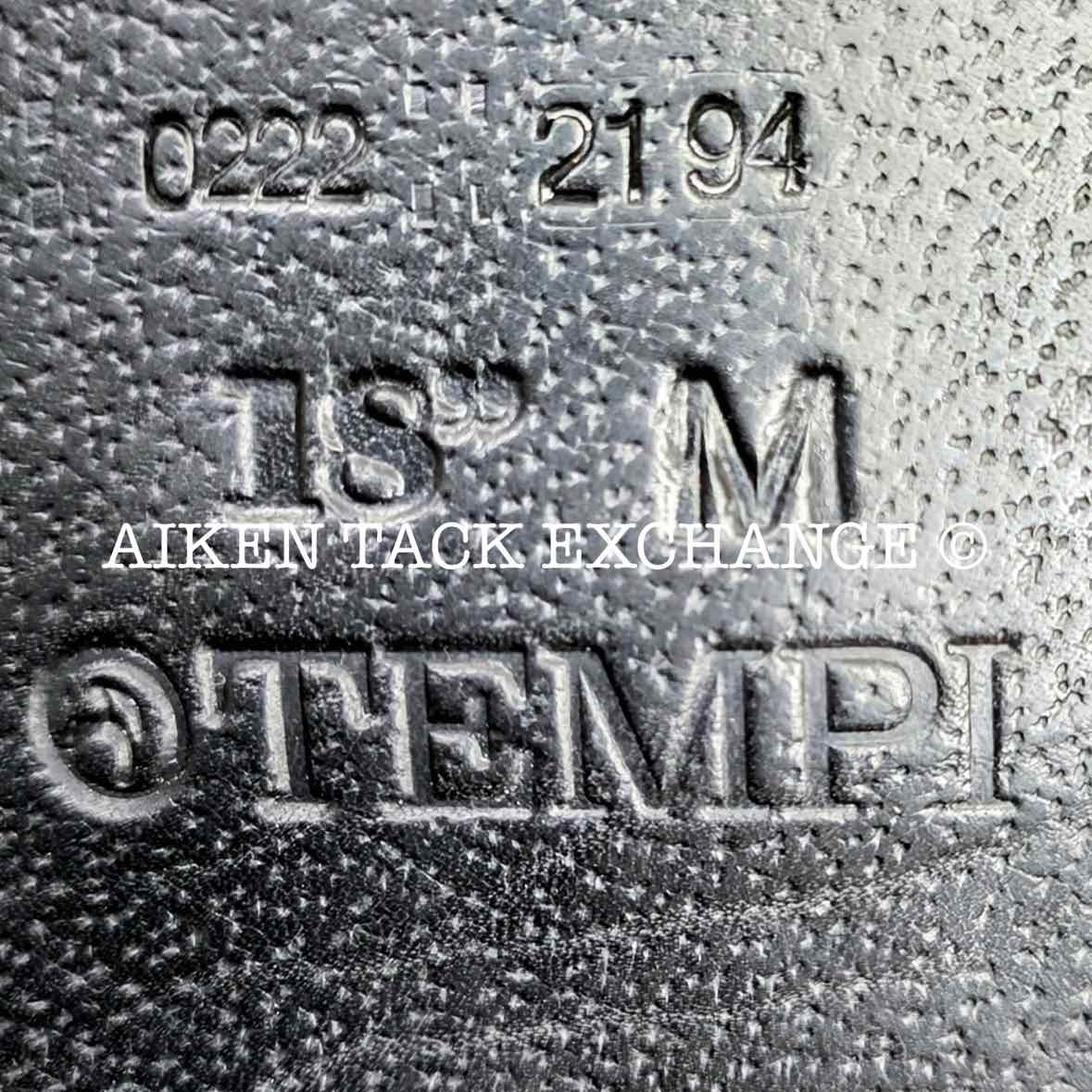 2022 Tempi H Monoflap Dressage Saddle, 18" Seat, M/MW Tree, Wool Flocked Panels