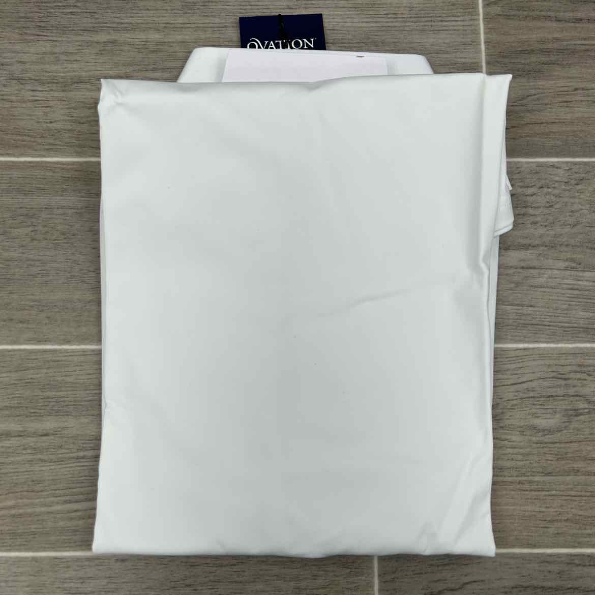 Ovation Elegance Long Sleeve Show Shirt, White, Size X-Large