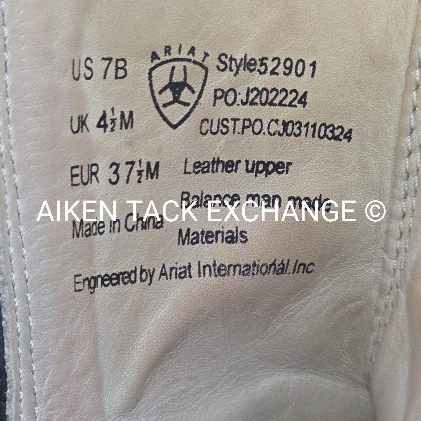 Ariat Paddock Boots, Size 7