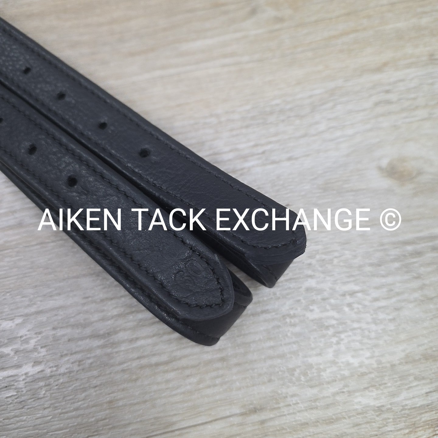 HDR Triple Covered Stirrup Leathers, Black, 60"