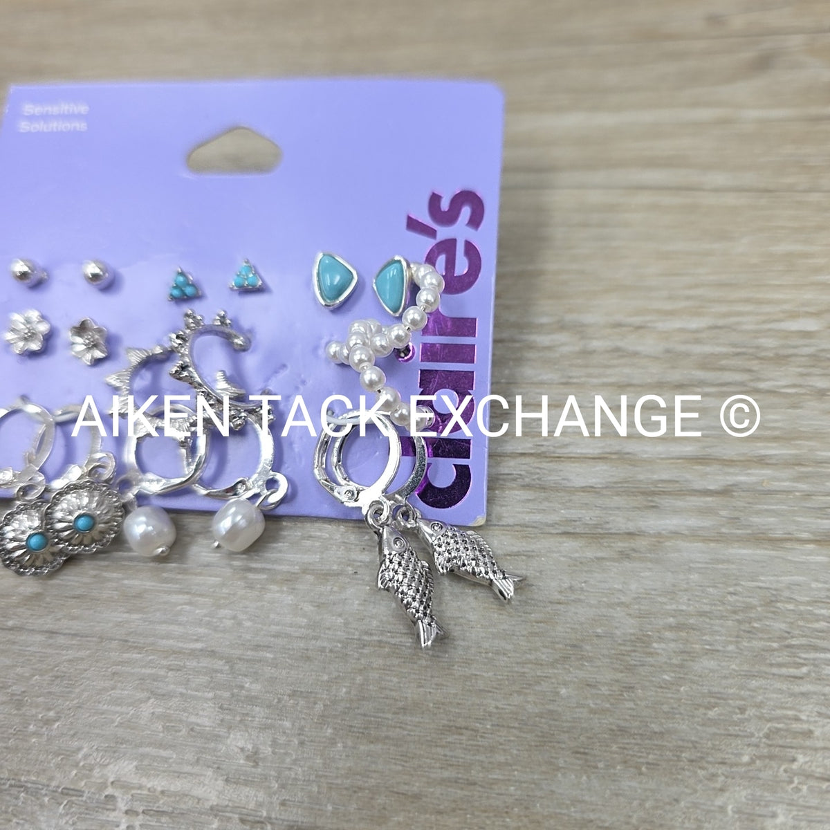 Turquoise Earring Set - 9 Pairs Total