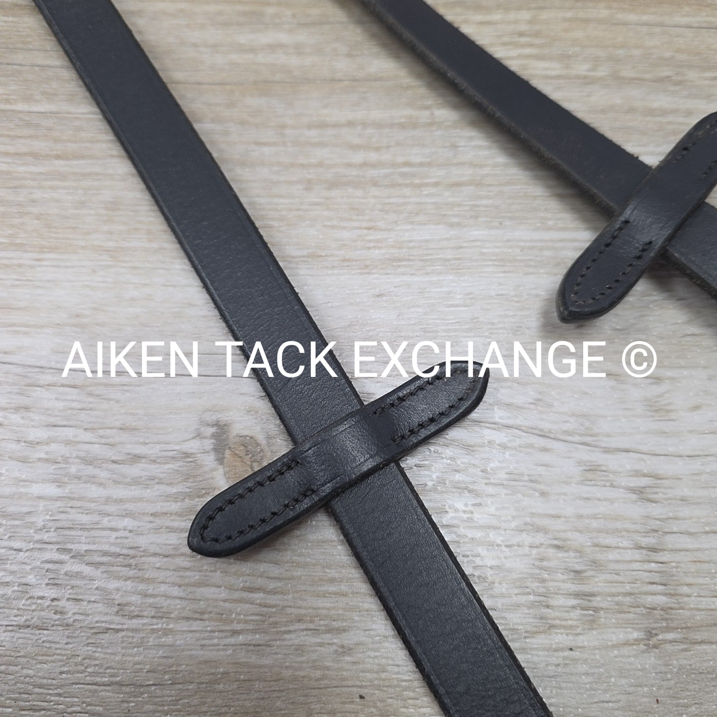 Double Layer Grip Anti-Slip Reins with Hand Loops, Black, 54"