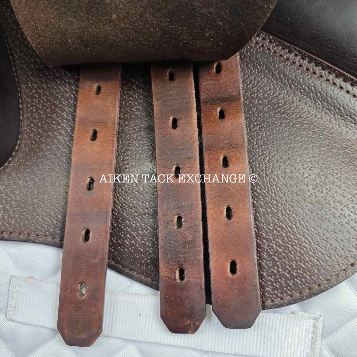 2021 Prestige X-Perience Close Contact Jump Saddle, 17" Seat, 34 Tree - Medium, Wool Flocked Panels