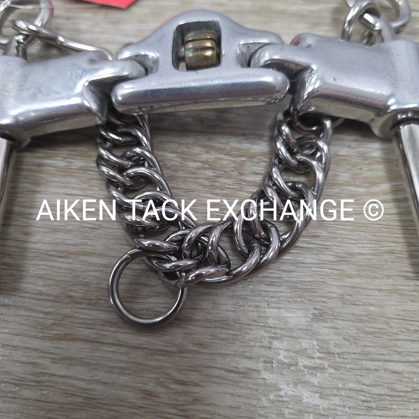 Mikmar Pony Jointed Mouth Piece Pelham Bit with 4" Cheeks 4.75"