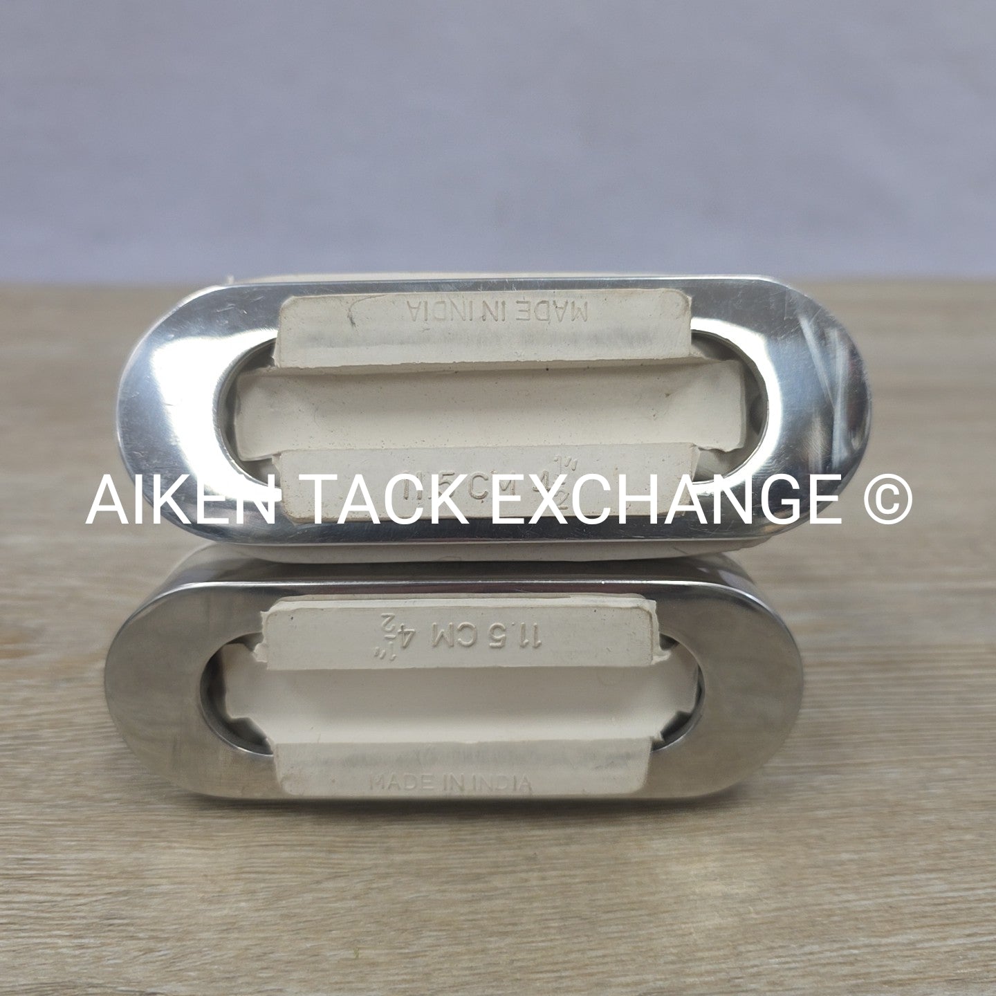 Korsteel Fillis Stirrup Irons with Engraved Crystal Detail, 4.5"