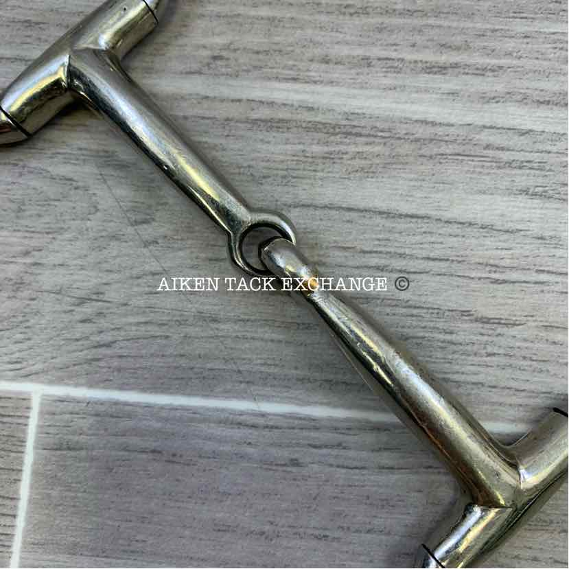 Single Joint Large Ring Eggbutt Polo Gag 5.5"