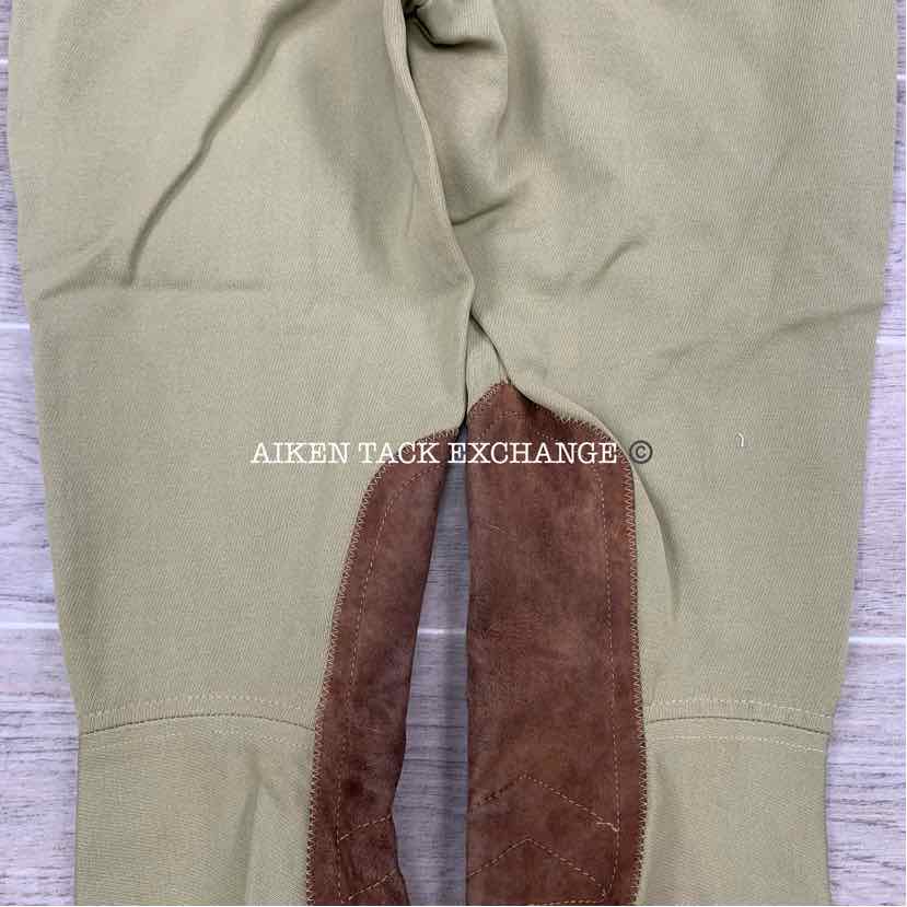 Tailored Sportsman Side Zip Knee Patch Breeches, Size 16