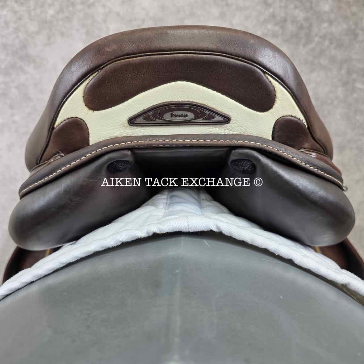 **SOLD** 2016 Prestige X-Perience Close Contact Jump Saddle, 17" Seat, 33 Tree - Medium, Wool Flocked Panels