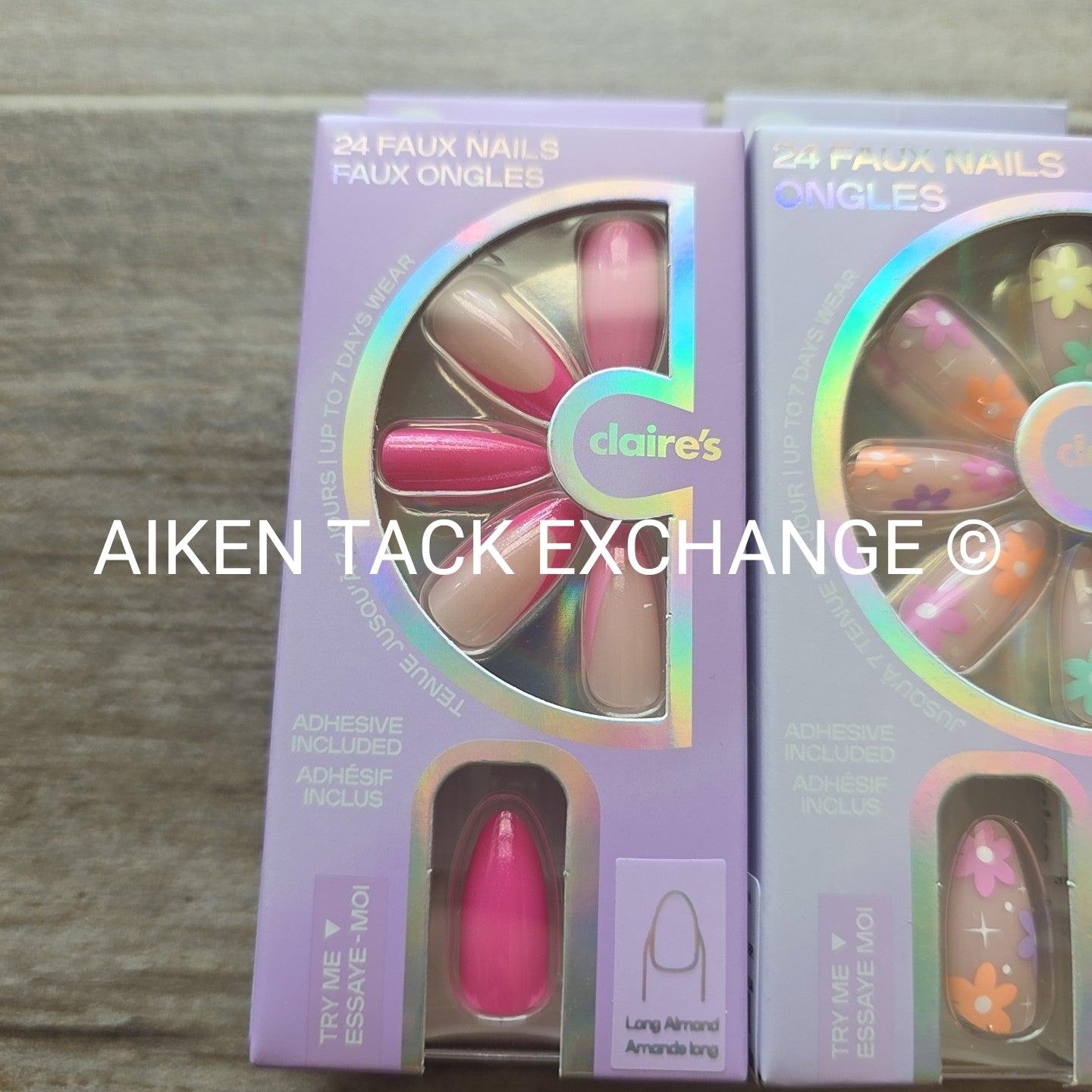 Claire's Press-On Nails (2 Sets) - 24 Count Each (48 Total)