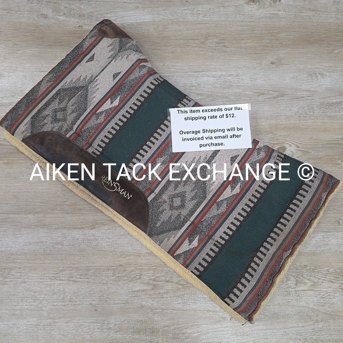 Reinsman Square Contour Trail Fleece Bottom Saddle Pad