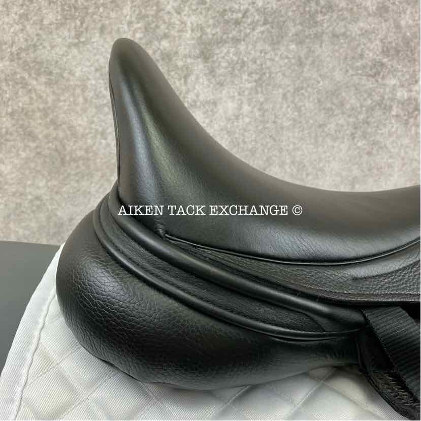 2023 Envy by Custom Saddlery Motion Monoflap Dressage Saddle, 17.5" Seat, Adjustable Tree, Wool Flocked Panels