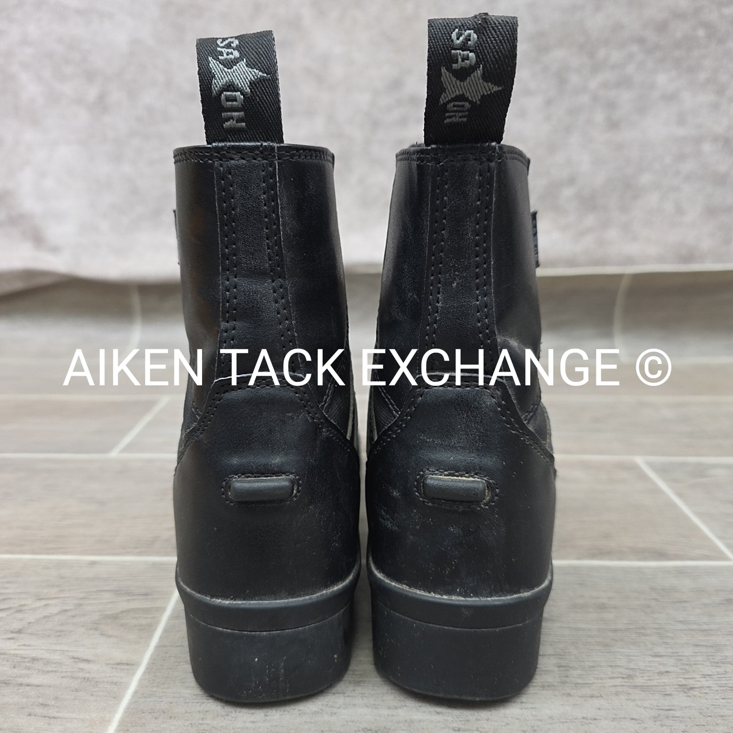 Saxon Syntovia Zip Paddock Boots, Size 5