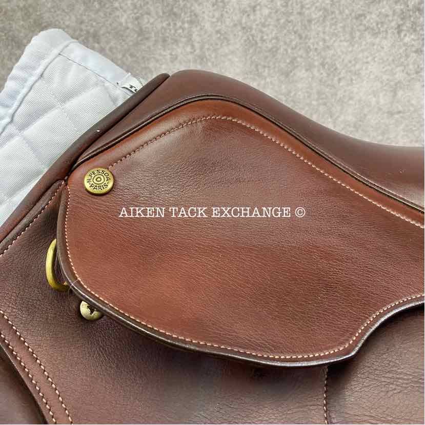 2019 Pessoa Gen-X3 Close Contact Jump Saddle, 17.5" Seat, Adjustable Tree - XCH Changeable Gullet, Foam Panels