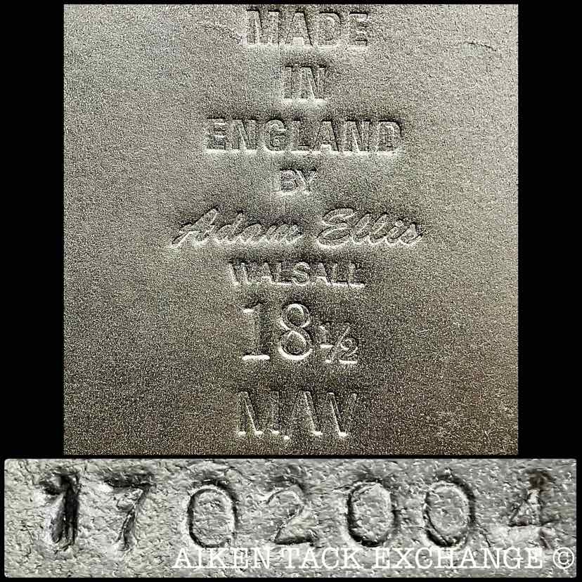 **SOLD** Adam Ellis Style Dressage Saddle, 18" Seat, M/MW Tree, Wool Flocked Panels