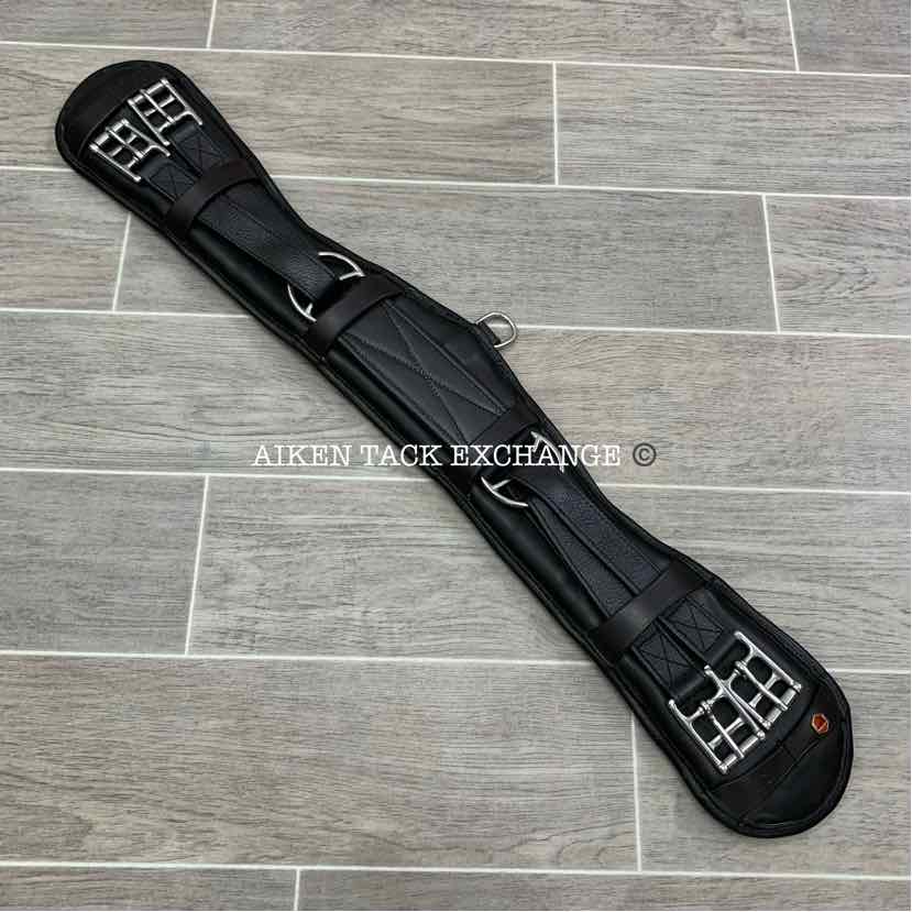 Albion Humane Padded Leather Dressage Girth, Brown, 26"