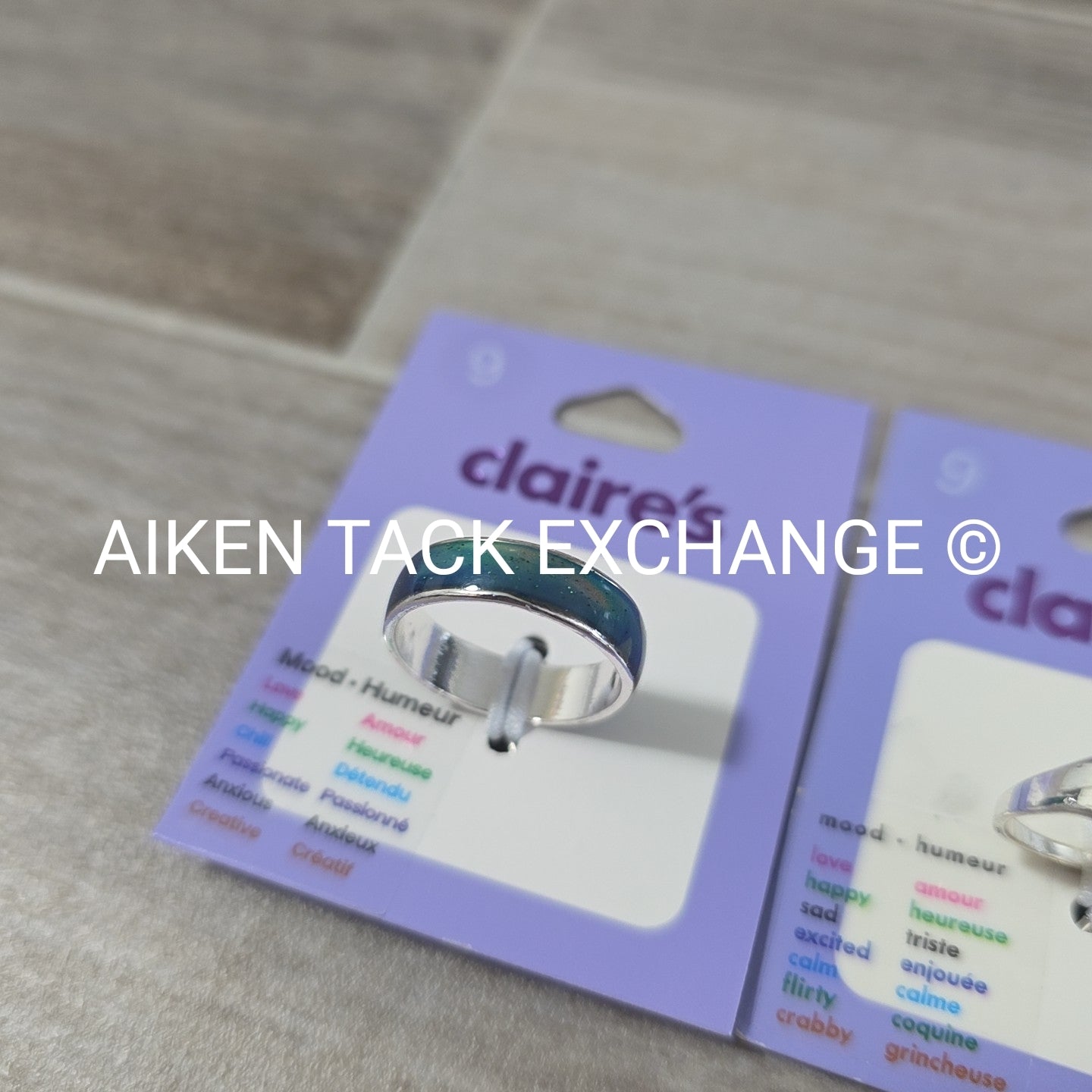 Claire's Mood Rings (3) - Size 9