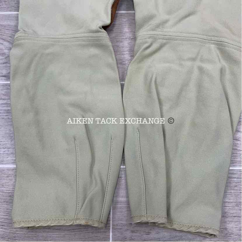 Tailored Sportsman Supreme Hunter Side Zip Knee Patch Breeches, Size 24 L
