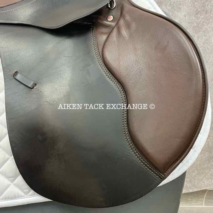 Courbette Lemetex Cresta All Purpose Jump Saddle, 17.5" Seat, Medium Tree, Foam Panels